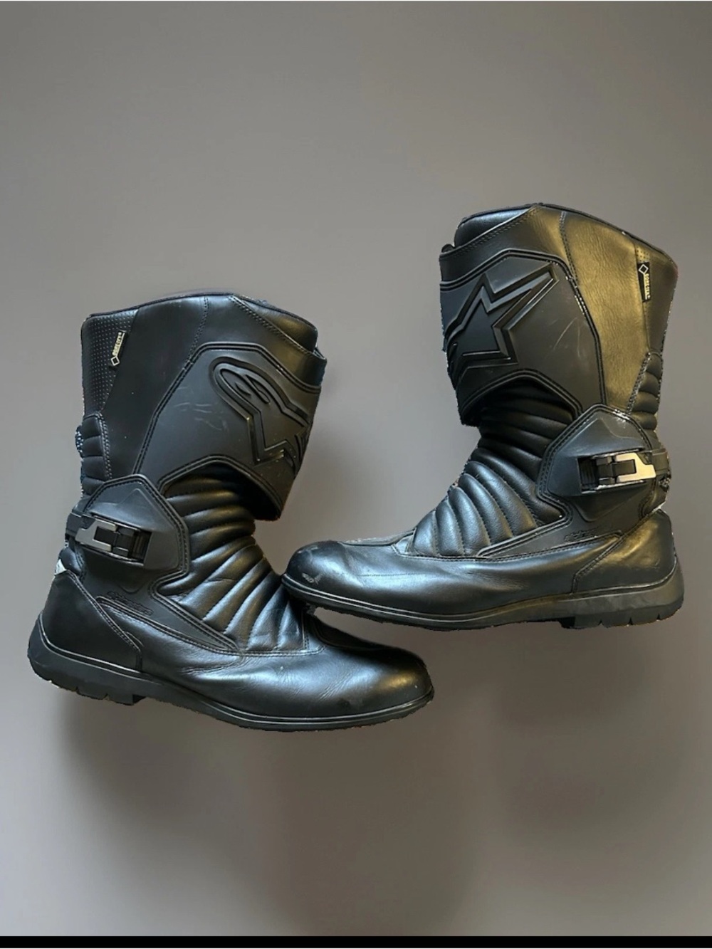 ALPINESTARS SUPER TOURING GORE TEX MOTORCYCLE BOOTS SZ. 12.5